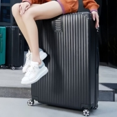 行李箱30寸结实耐用复古超大容量60寸密码 箱静音万向轮学生拉杆箱