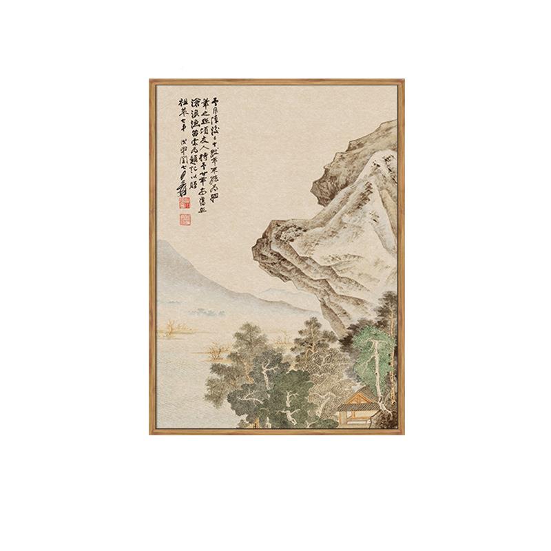 画舍得字画中新式茶室挂画意山水客厅沙禅发背景墙装JIC饰画书房
