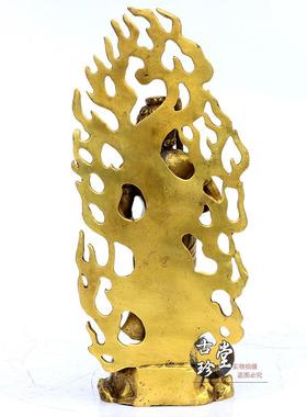不动明王摆福件全铜无菩萨动家GZT05101用桌面佛堂祝尊装饰工艺品