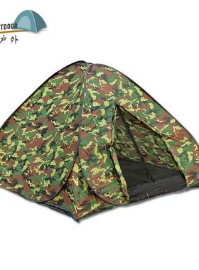 速帐篷双人野营篷免搭建沙滩帐伪XVO装自动折开叠户外野营帐篷