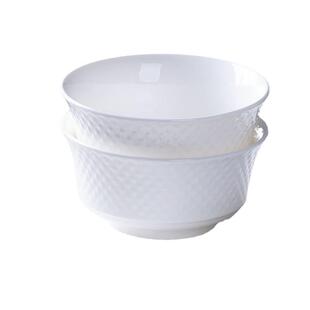 骨瓷釉餐具3头60头景德镇陶瓷餐具白下彩骨8瓷碗盘Z1204家用碗碟