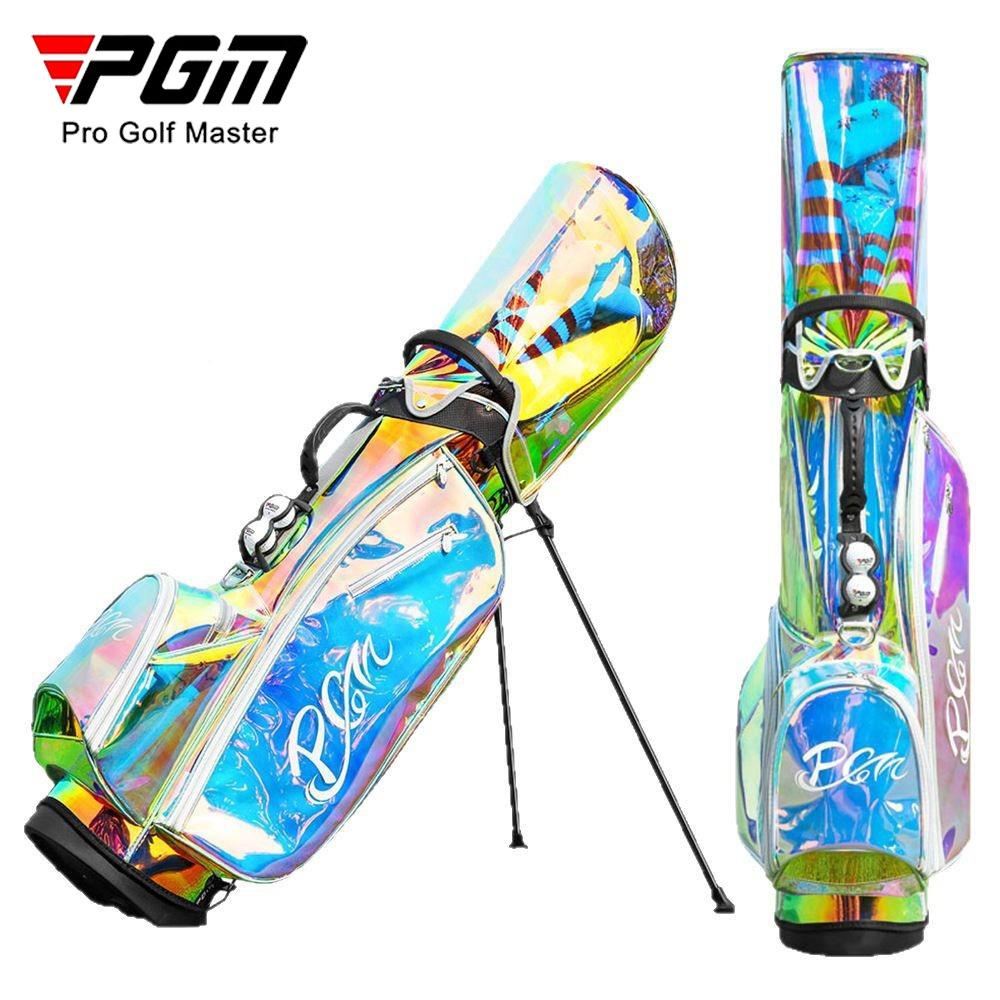 Pqb06GM高尔球包女士支架包TPU镭射彩色球包便携可厂家直夫供防水