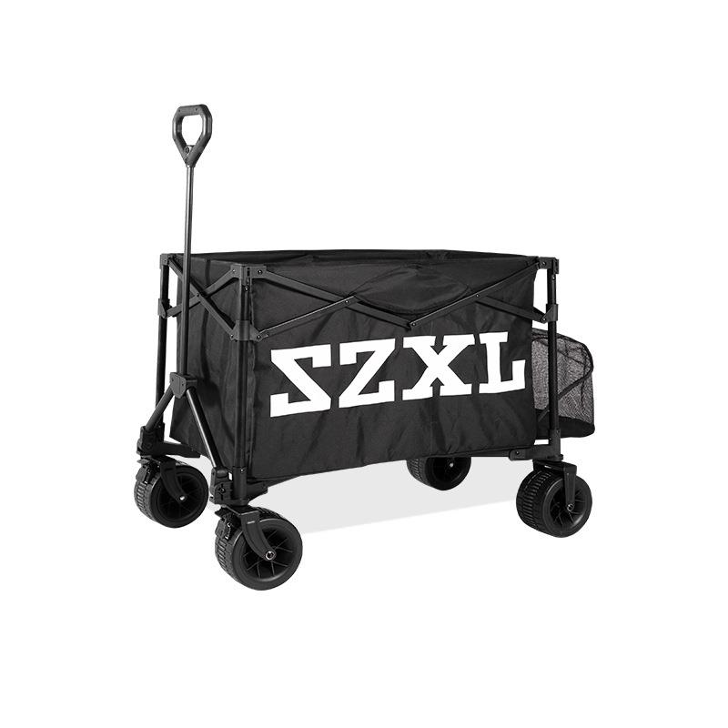 手三只驴露营推车可SZXL-YDC折叠小户外推野车营地拖车拉杆小餐拉图片