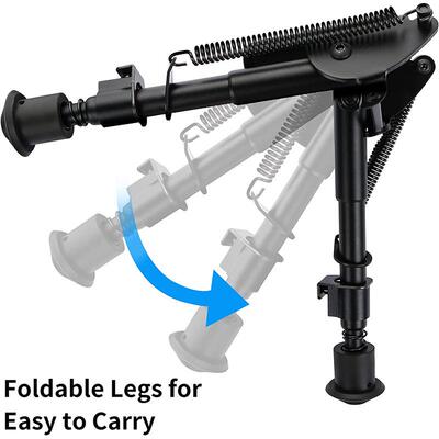 6寸蝴蝶支架Mlo支k架脚铝合金Mlok脚架6-9寸6寸Mlok架伸缩两脚金