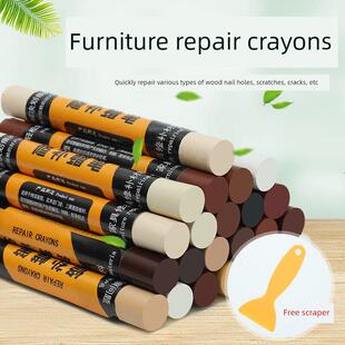家具修补蜡笔修补笔彩色修补笔木制家具修补漆钉孔画痕填充家具修