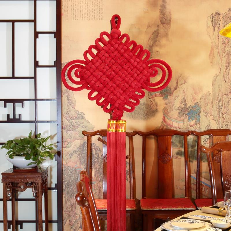 福林结高档中国结挂件客厅玄关乔迁壁挂装饰大号中号春节新年礼品