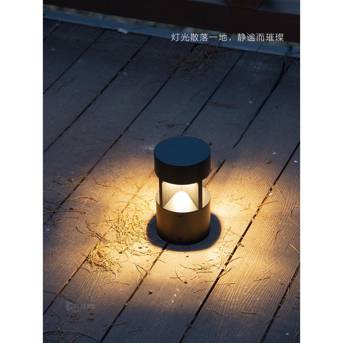 太阳能草坪灯户外防水草坪灯庭院灯户外现代极简花园地灯房子落地