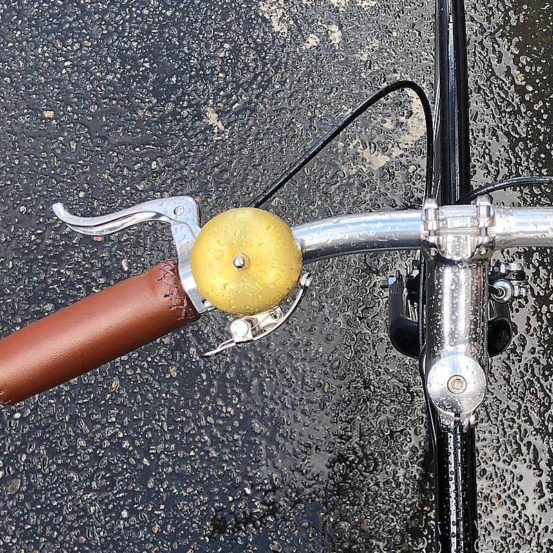 复古自行车单车山地车铜制铃铛拨式打铃超响休闲拍照骑行装备配件