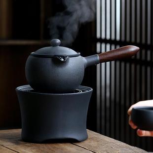 陶瓷家用 电陶炉煮茶壶火山石黑茶老白茶专用煮茶器复古法茶具套装