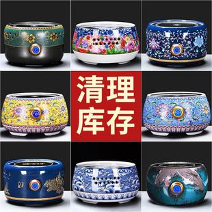 电陶炉黑茶电热陶炉功夫茶具煮茶器铁壶陶壶煮茶炉家用 尚言坊