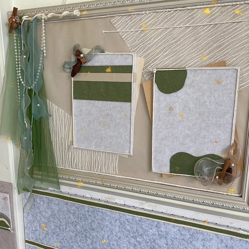 纱幼儿园莫兰迪鱼尾纱