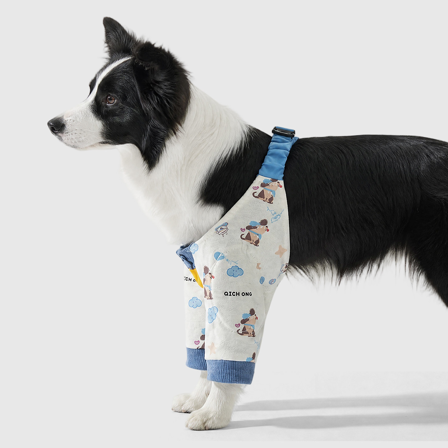 狗狗护肘衣边牧中大型犬狗狗前腿护肘关节保护套防磨护腿宠物护膝