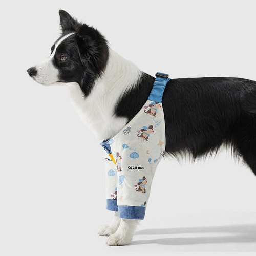 狗狗护肘衣边牧中大型犬狗狗前腿护肘关节保护套防磨护腿宠物护膝