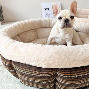 半封闭狗窝深度助睡眠小型犬四季通用耐撕咬宠物猫窝冬季保暖抗寒