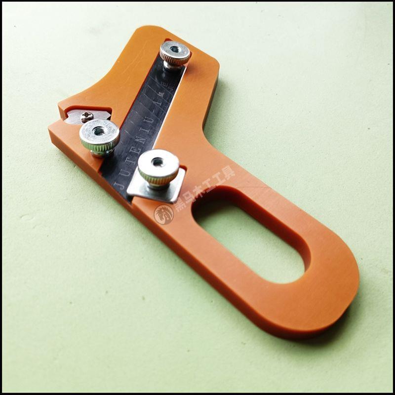 木工现场封边条修边刀圆弧倒角神器一刀两用