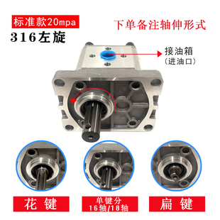 314 液压泵站 325 320 316 310 306 304 齿轮泵液压油泵CBN