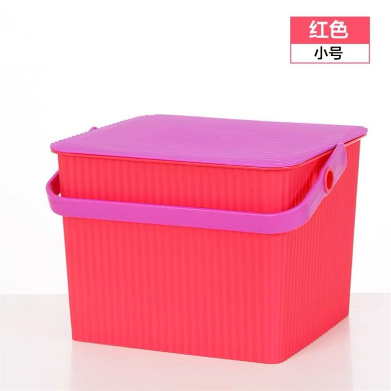 特价多功能炫彩桶加厚收纳凳桶储物桶L水桶小方桶凳塑料方形
