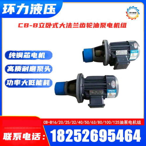 WBZ/CB-B16/B20/B25/B32/B50/B63JZ机床锯床润滑齿轮油泵电机组