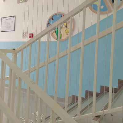 上海幼儿园楼梯隐形防护网儿童高层防坠安全网防护栏不锈钢丝浙苏