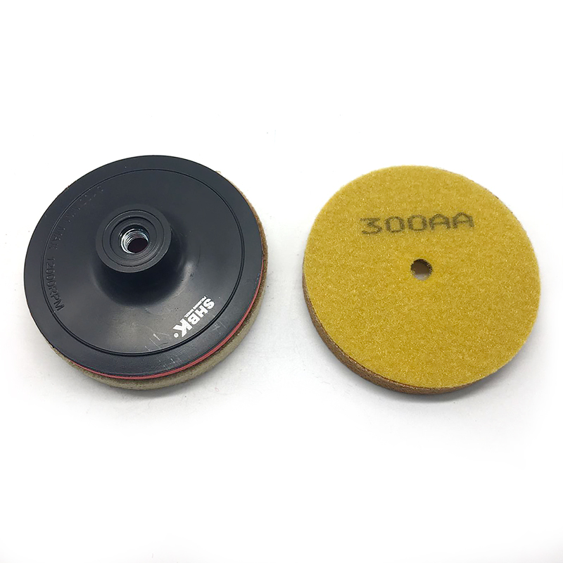 大理石海绵抛光片石材加厚水磨片角磨机抛光轮玉石翡翠镜面打磨片