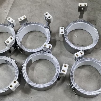陶瓷发热圈注塑机不锈钢加热圈挤出机造粒机射嘴铜电热圈380V220V