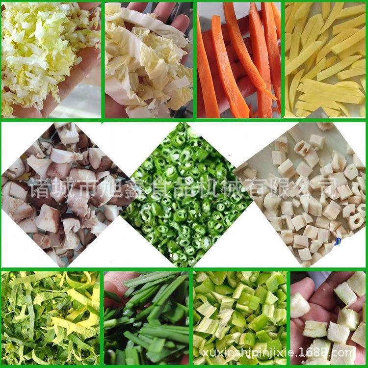 台湾多功能切菜机可同时切根茎类叶菜类果蔬全自动切丝切片切段