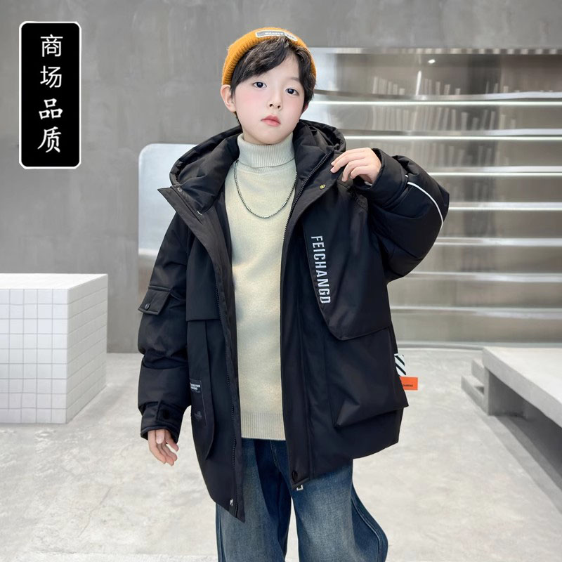 男童羽绒服爆款加厚2025