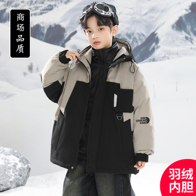 儿童装男童冬装外套2025