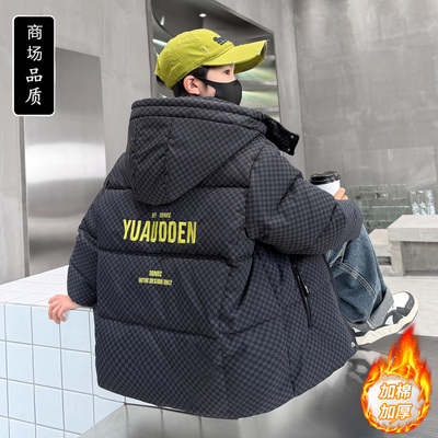 男童冬季羽绒棉服2025新款