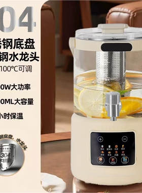 分体式花茶养生壶大容量3L预约定时养生煮茶多功能电热烧水壶