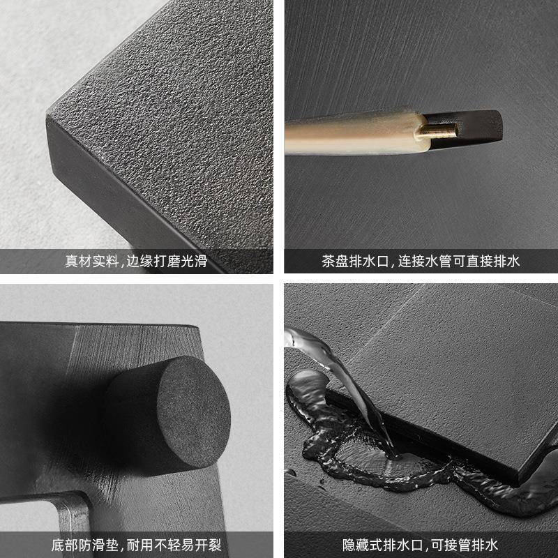 金F76M98JH石茶盘茶具套装全自烧水壶电磁炉一动体家用简乌办公室