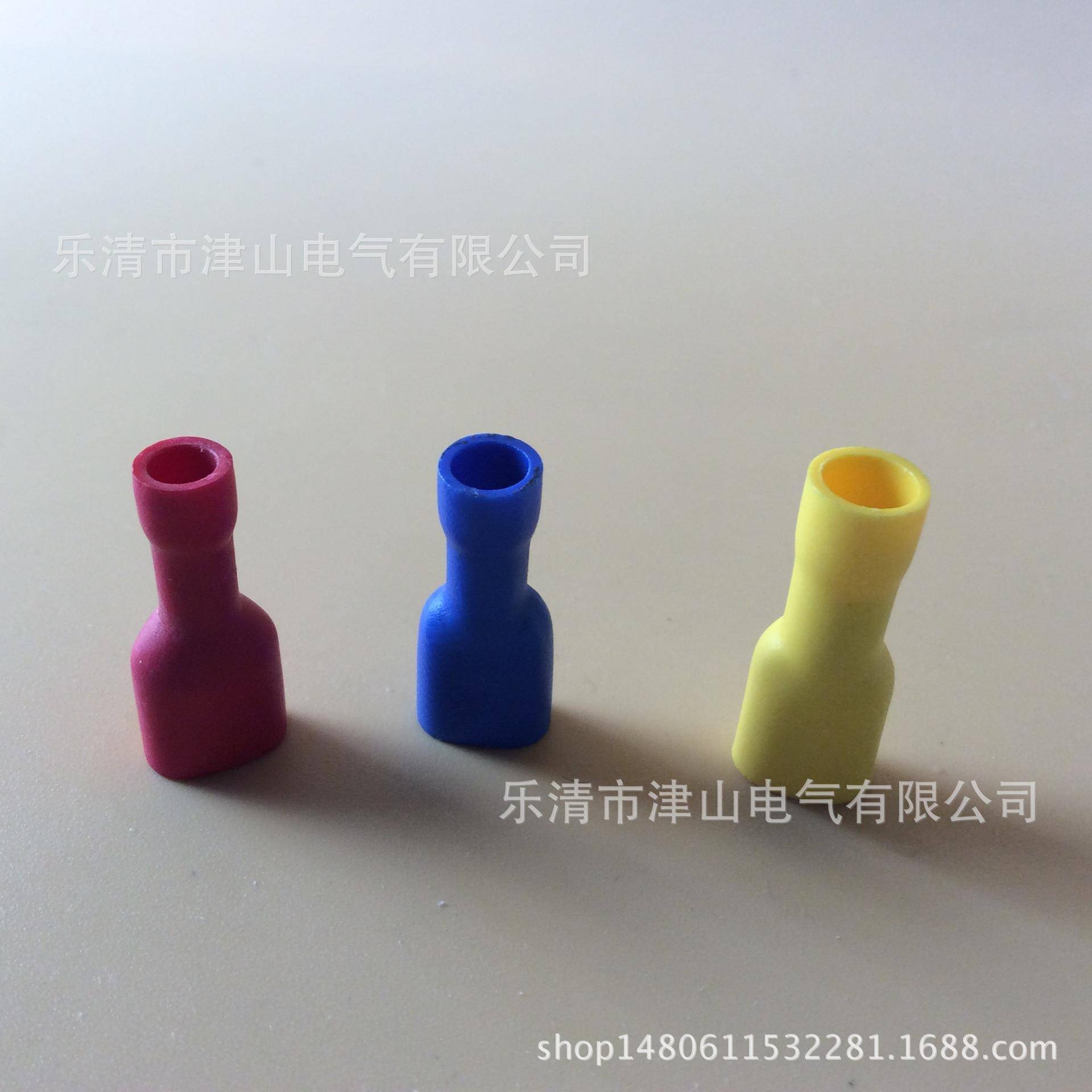 F缘DFD.125-接18无品牌/7（5）冷压全绝缘接头4.8插簧线鼻子母全绝端子