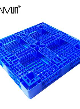 150黑色田字型塑料板仓储车田字托盘物流货架叉地板台1塑料托盘生