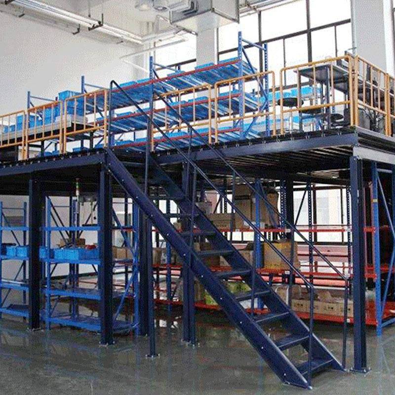 【式双轧久】重量型TSH楼阁加厚钢平台冷钢货架置物架