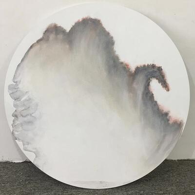 铁艺体装置画现代立轻奢关装画饰新中式风景样玄板房PRF走廊餐厅