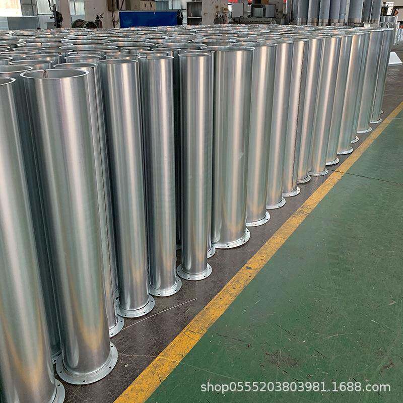 宁波04不2锈钢风管排烟气处理铁皮XRX通风管道301圆形废高耐温耐