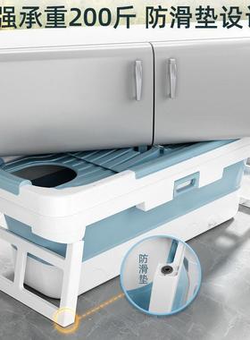 可洗澡家桶大人46210折叠用浴桶成人全身汗浴蒸缸洗澡盆沐浴盆