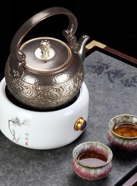 围炉煮茶的炉套炉陶瓷煮器日式陶壶56704全自装动小茶型电陶煮茶