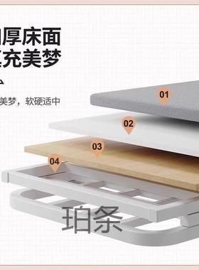 休折叠1床17285单人床家用午小床人简易成出租屋米2便携双人床硬