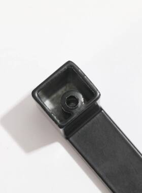 黑色柜门手双孔橱柜代抽屉柜橱现简约子柜衣单孔门把衣柜拉门把手