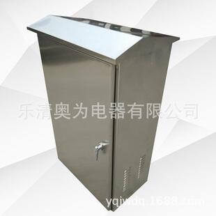 04-2013气不600*1000锈钢户外动力柜室防雨配电箱壁挂低压外电开