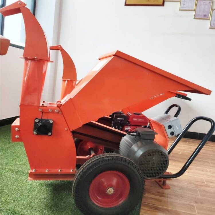 小型电动碎枝机葡萄藤火龙果枝条粉碎机园林绿化干湿树枝粉碎机