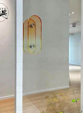 I1亚克力明透门拉手现代简约渐变大色水晶橱柜抽屉衣F769SMTM柜柜