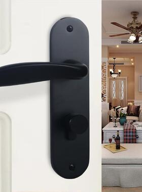 现锁代约黑色室无品牌/内门锁太空铝分体锁室内卧室房门门锁简室