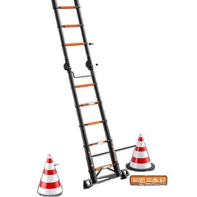 伸缩梯子用加厚铝合金工程便携直梯ZMV字升降梯家人梯梯不锈钢折