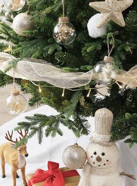 SYCT135-跨新品圣诞装饰品节圣精境品LED插枝泡沫诞球套装圣诞树