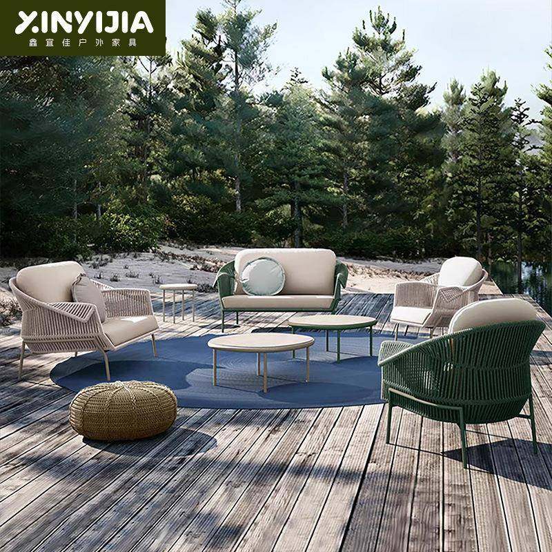 户外藤沙茶几组合阳台休闲小218桌椅摇椅件套懒人庭院三花编园家,住宅家具,户外沙发,淘宝优惠券,粉丝福利购,淘宝优惠卷