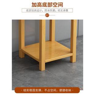 床头简约现代yuhngb家用卧实木小茶柜边室几225轻奢感置物架0子
