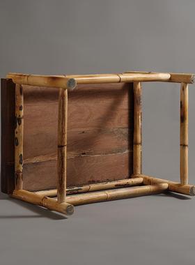 F768M7863Y工坊新中几式风化藤菠榻萝格榻米茶几茶桌飘窗桌炕炕桌