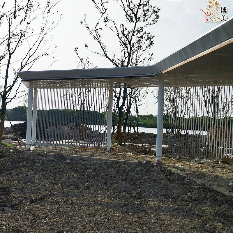 市不钢凉亭雕塑户外大型锈园JFH林广场钢结构景区城长铁廊雕塑艺